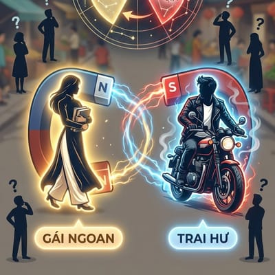 Tại sao gái ngoan thích trai hư, trai hư thích gái ngoan?